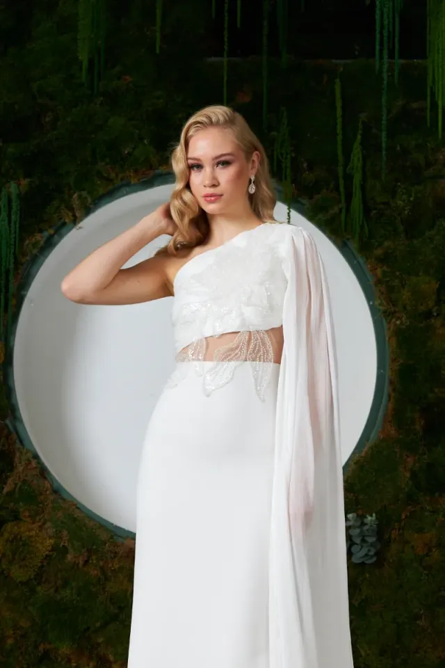 Rosalie Dress Beyaz 44