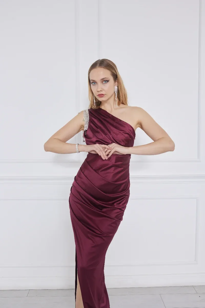 Alessa Dress Mürdüm 44