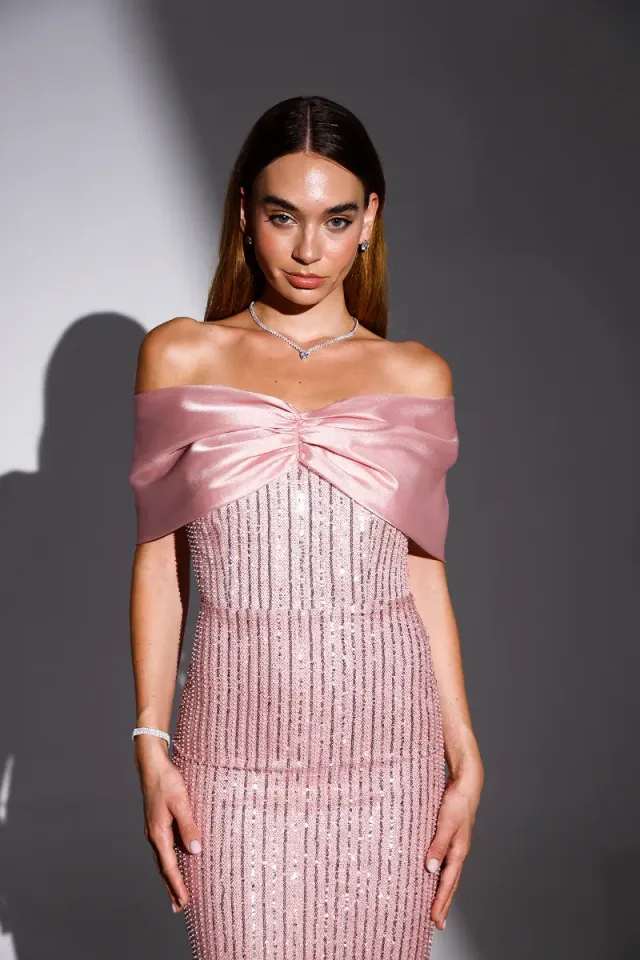 Bella Dress Pudra