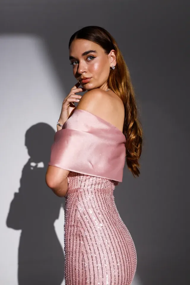Bella Dress Pudra
