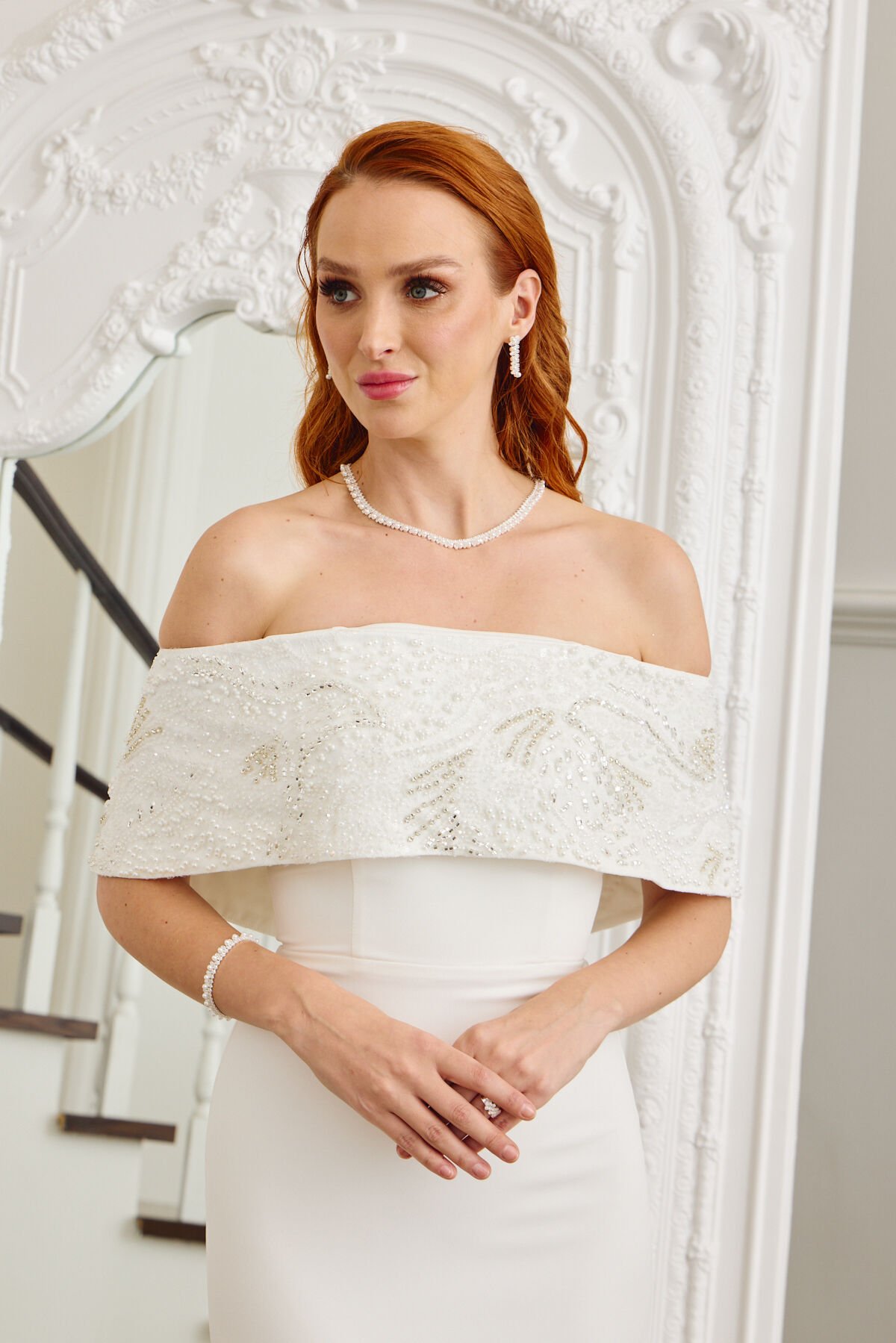 Elena Dress Beyaz
