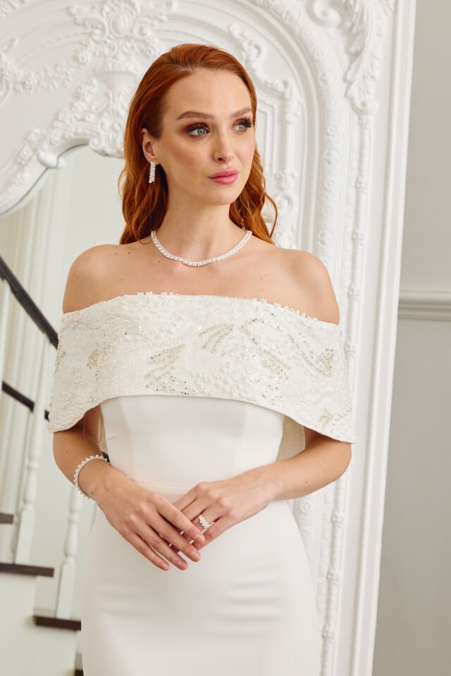 Elena Dress Beyaz
