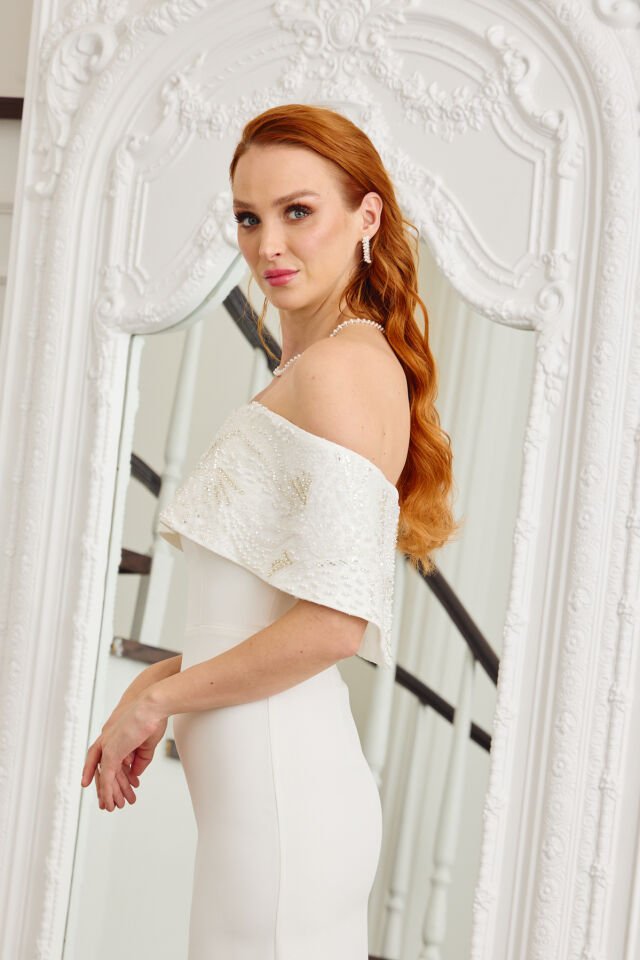 Elena Dress Beyaz