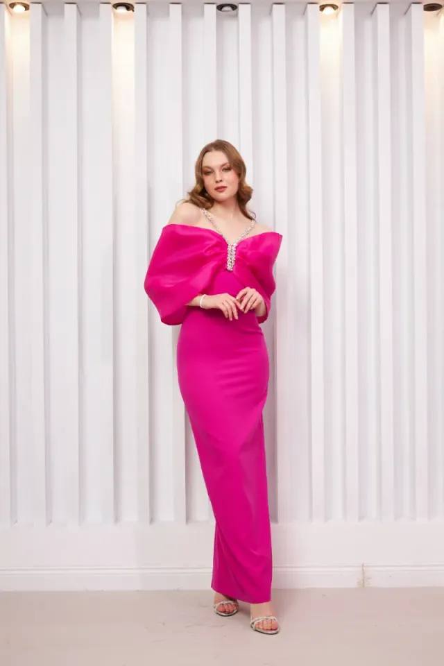 Diana Dress Fuşya 36