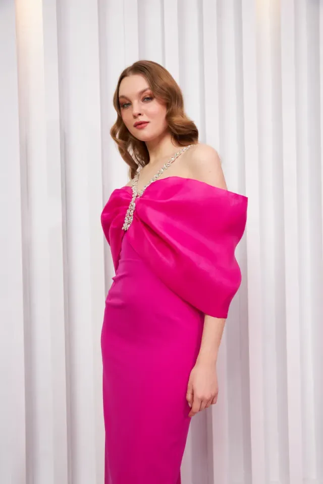 Diana Dress Fuşya 36
