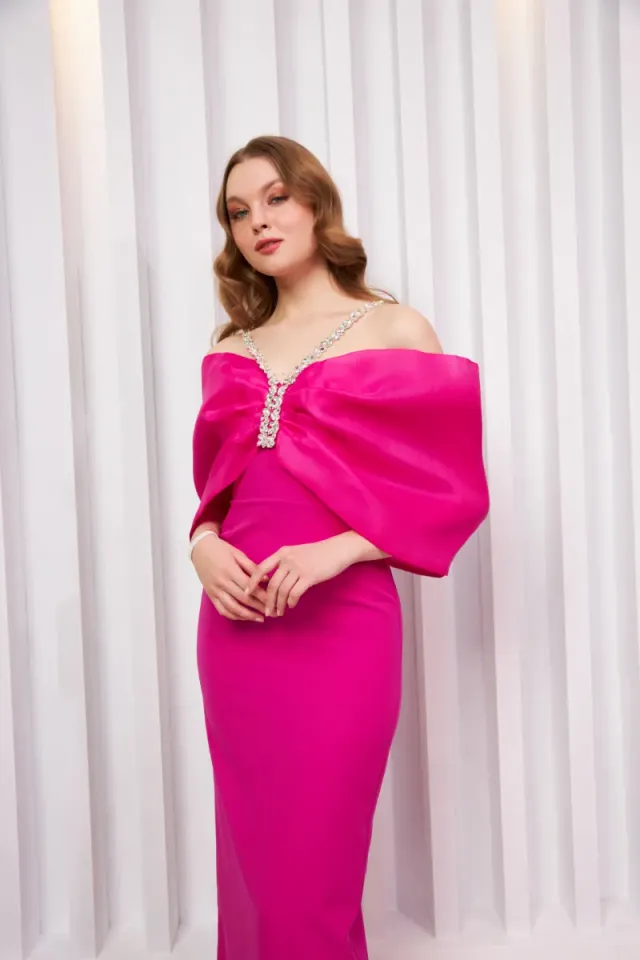 Diana Dress Fuşya 36