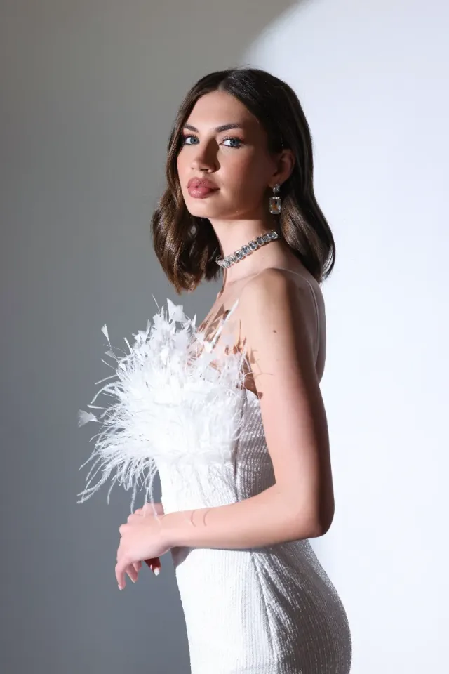 Diva Dress Beyaz