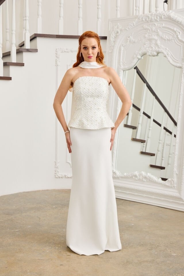 Luıza Dress Beyaz