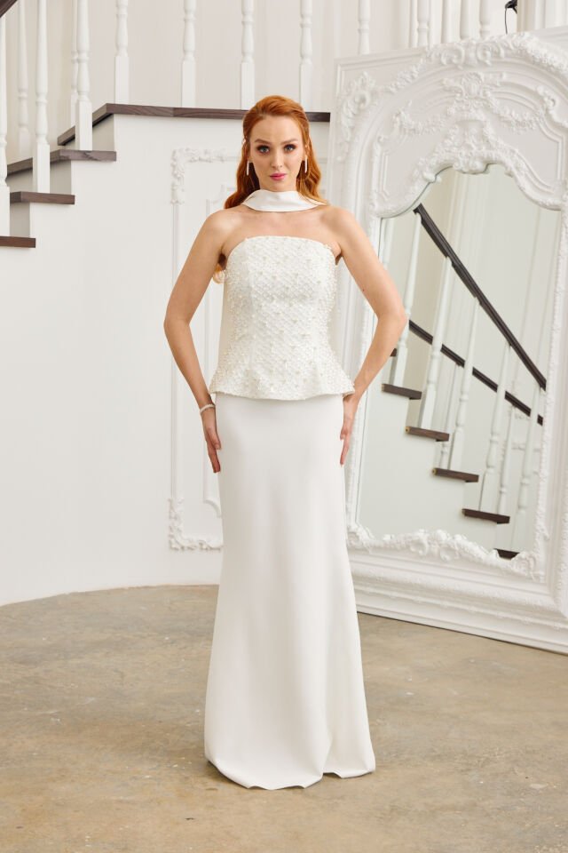 Luıza Dress Beyaz 42