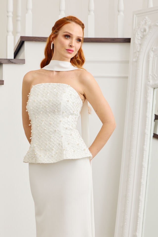 Luıza Dress Beyaz 42