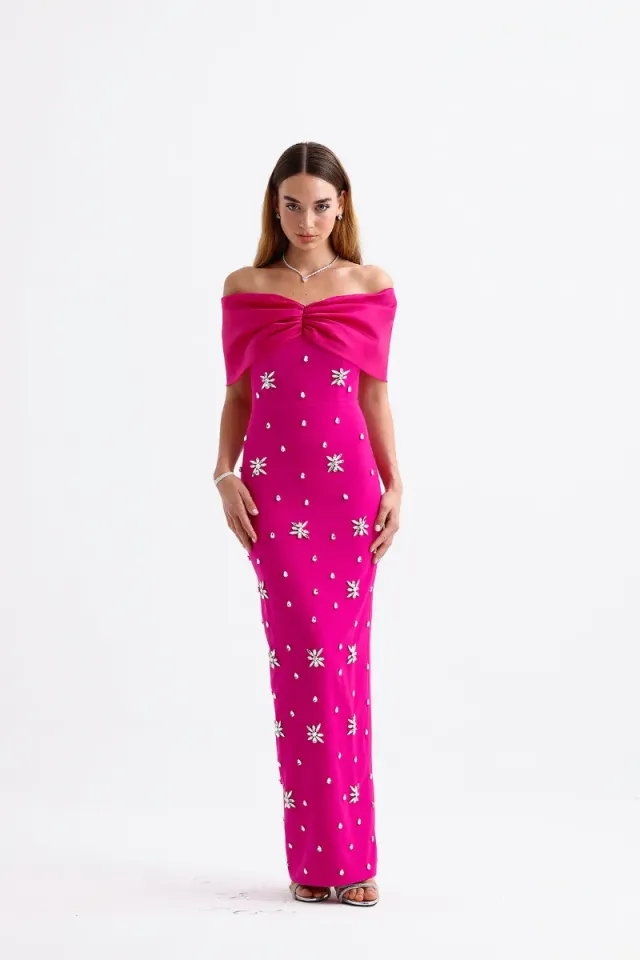 Valeria Dress Fuşya