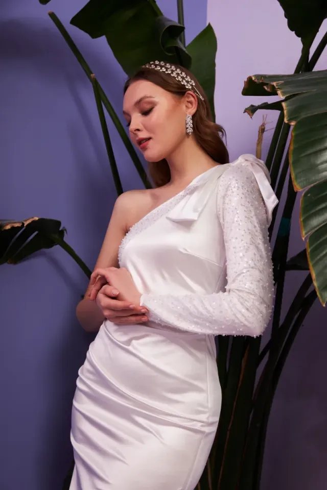 Adel Dress Beyaz 44