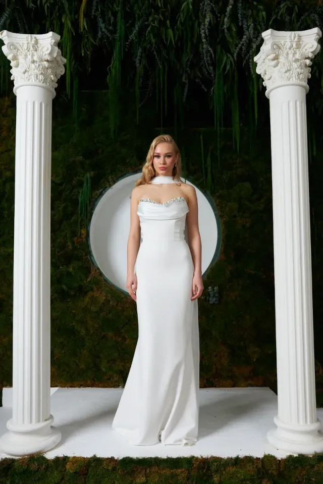 Alessi Dress Beyaz 44