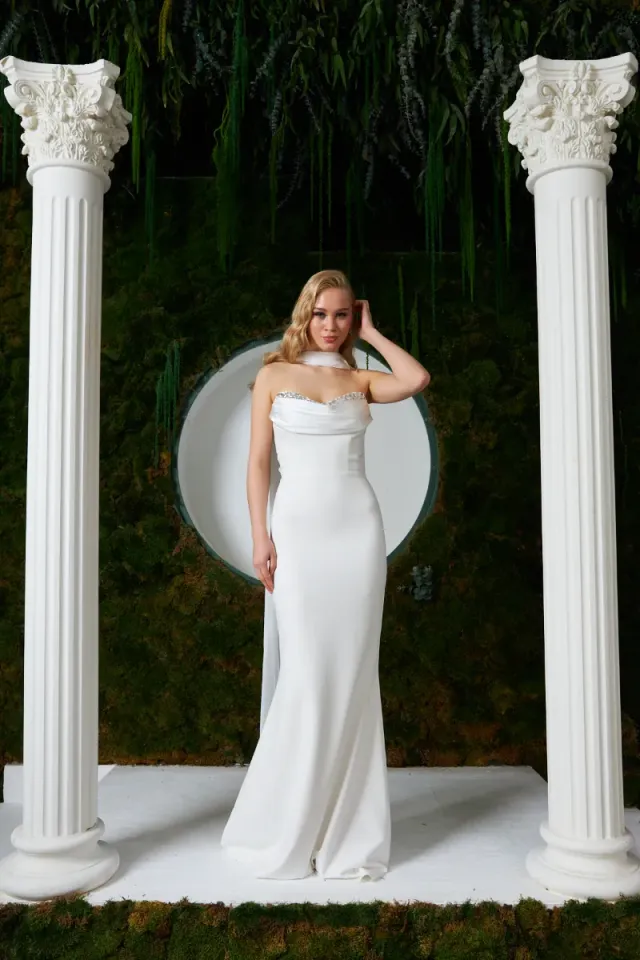 Alessi Dress Beyaz 44