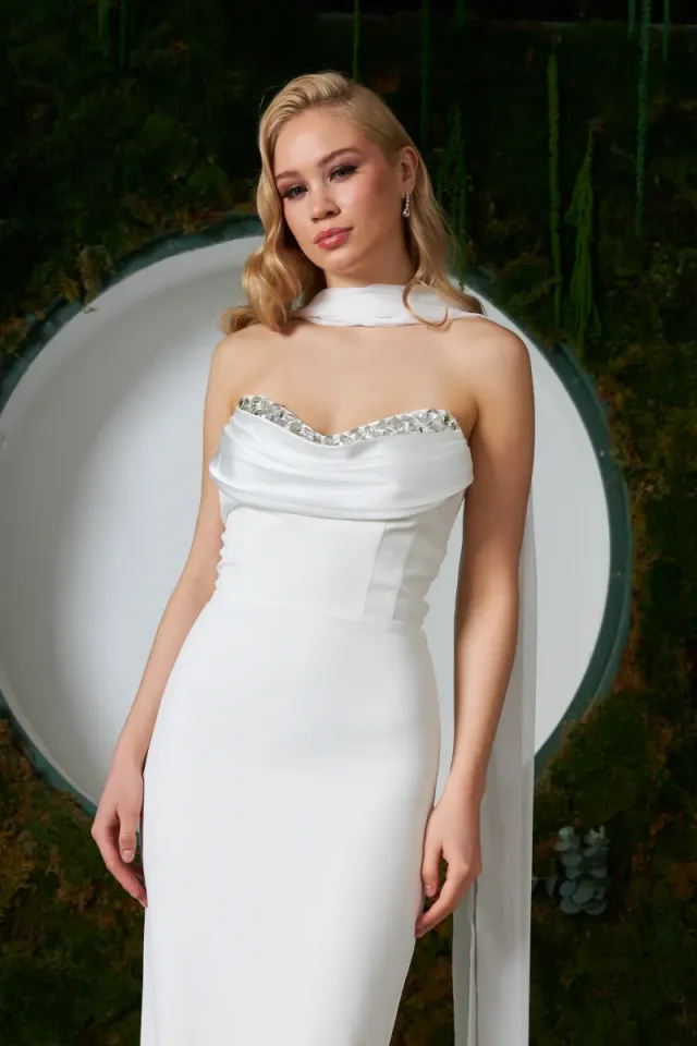 Alessi Dress Beyaz 44