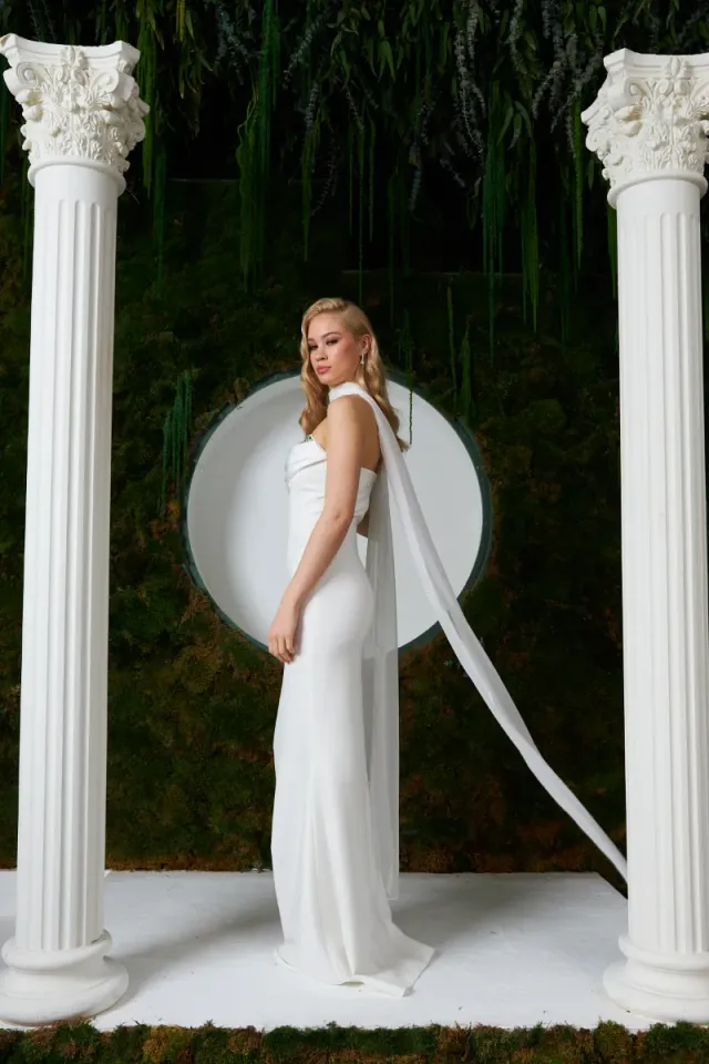 Alessi Dress Beyaz 44