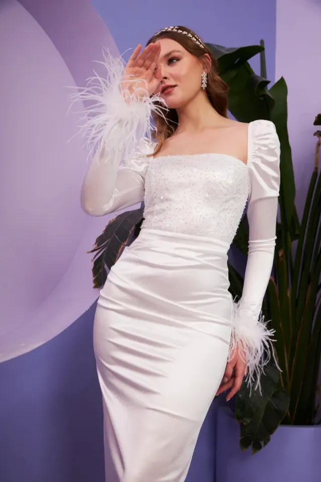 Amor Dress Beyaz