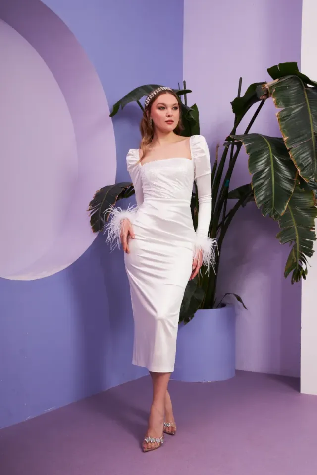 Amor Dress Beyaz