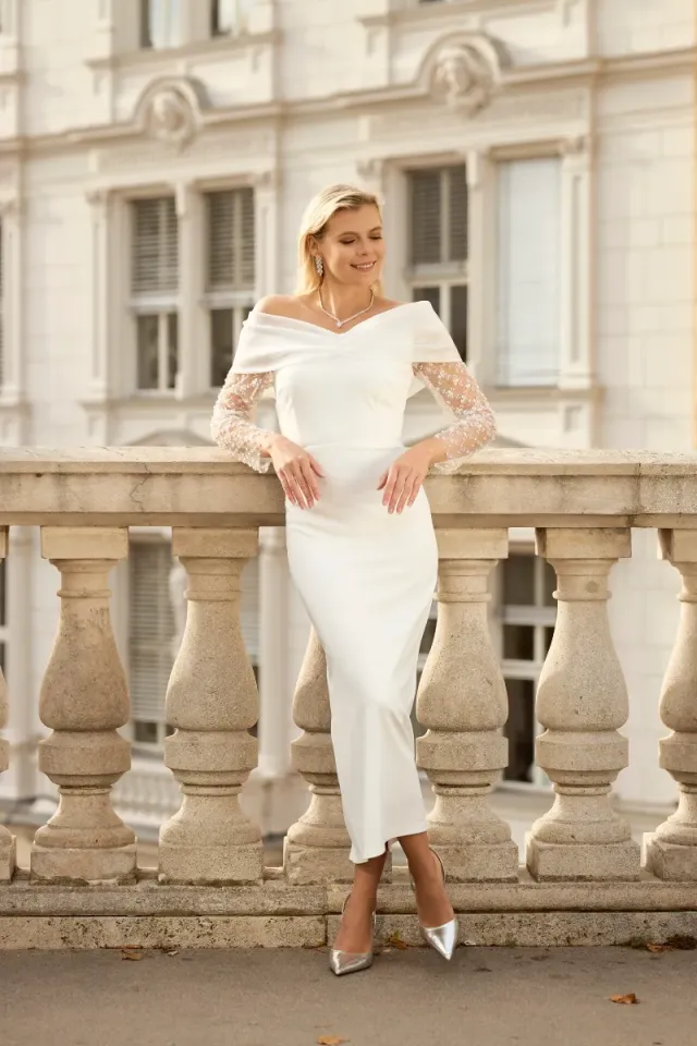 Angelina Dress Beyaz