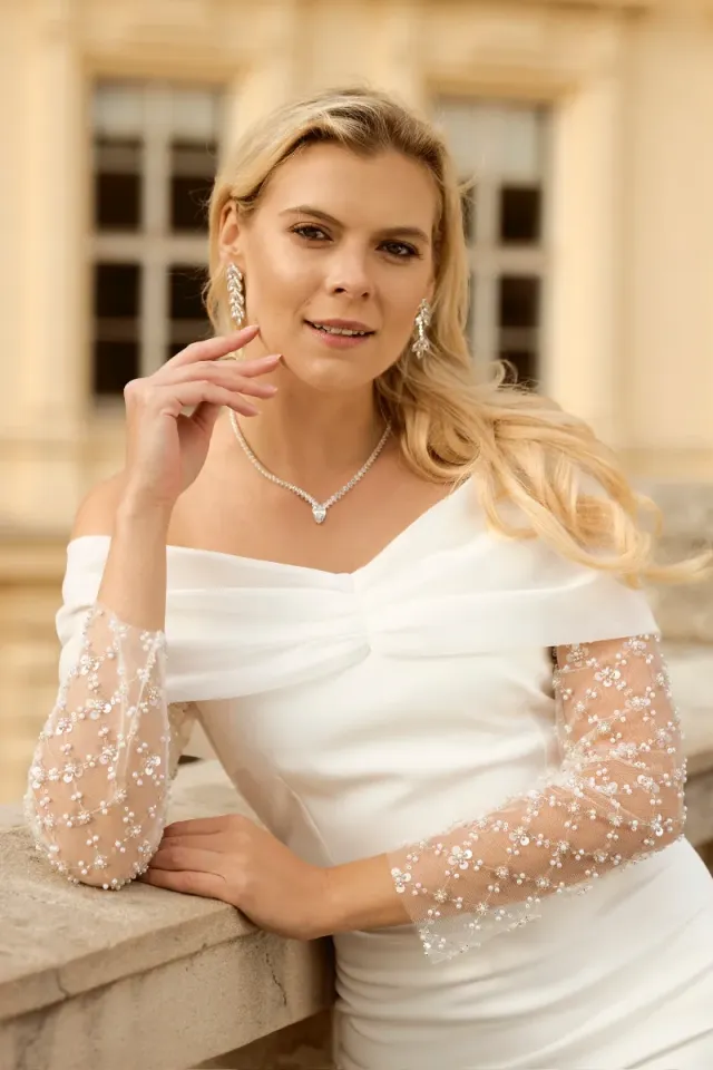 Angelina Dress Beyaz