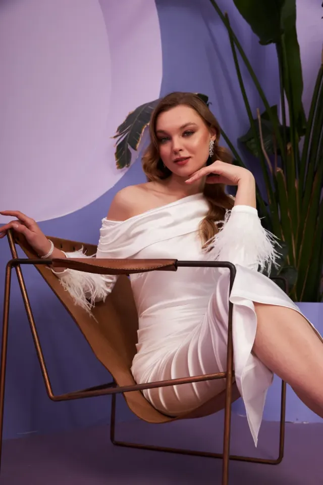 Belinda Dress Beyaz