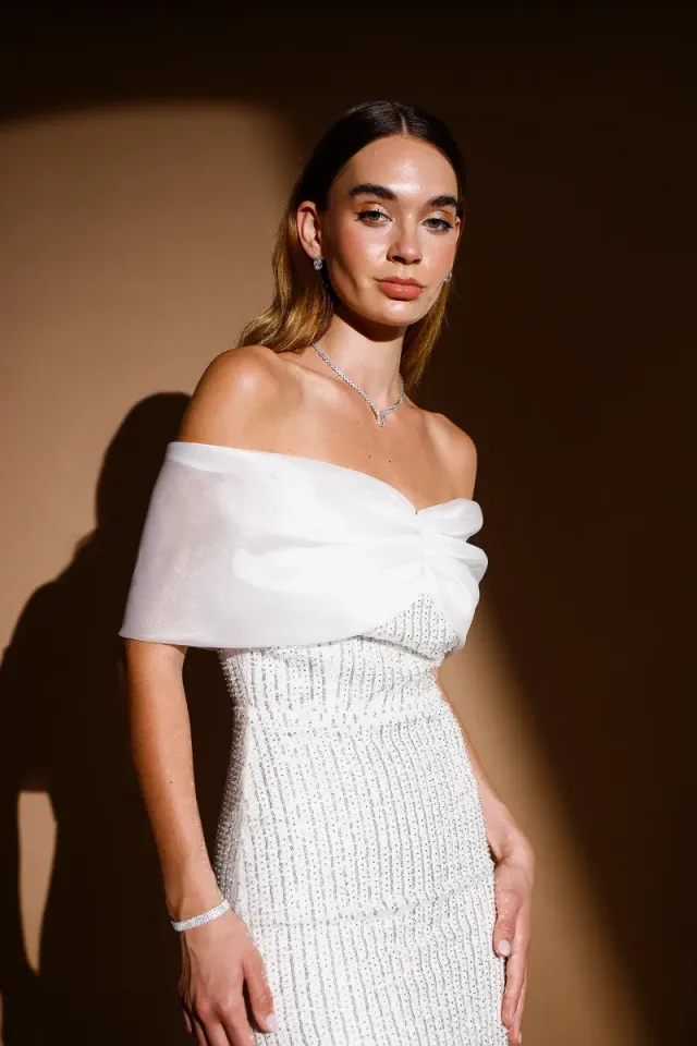 Bella Dress Beyaz