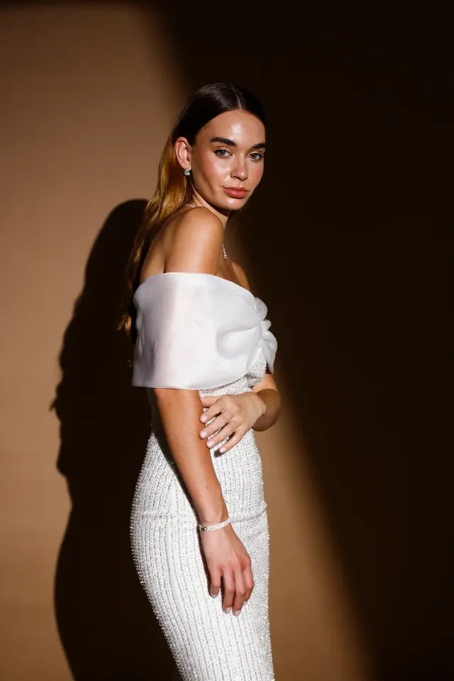 Bella Dress Beyaz