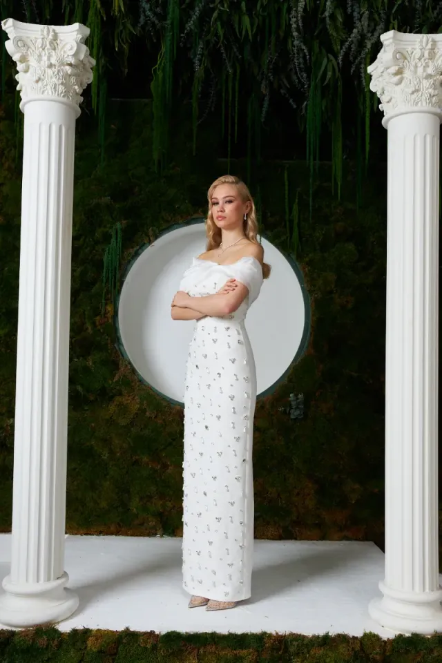 Caroline Dress Beyaz 36