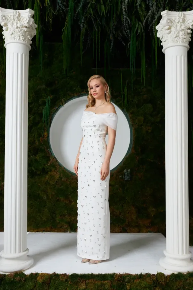 Caroline Dress Beyaz 36