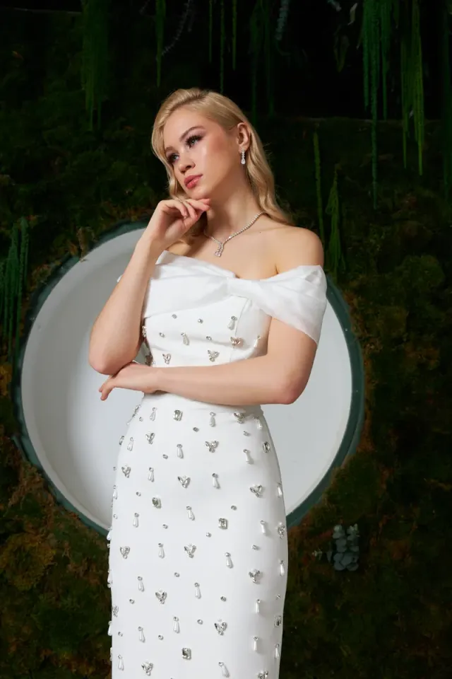 Caroline Dress Beyaz 36