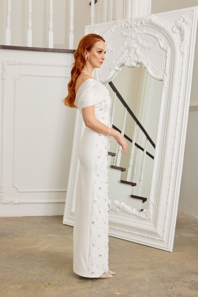 Caroline Dress Beyaz