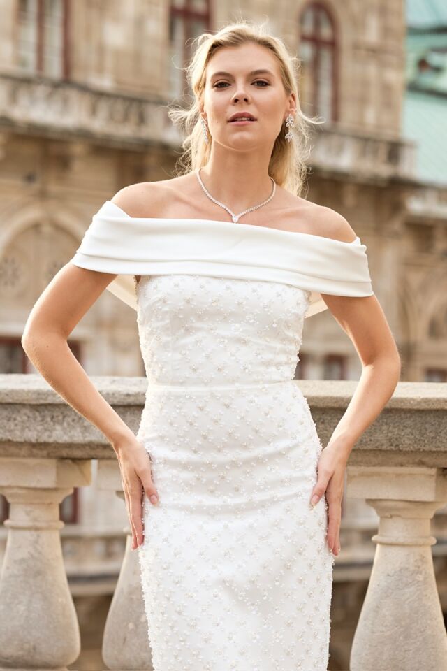 Dore Dress Beyaz