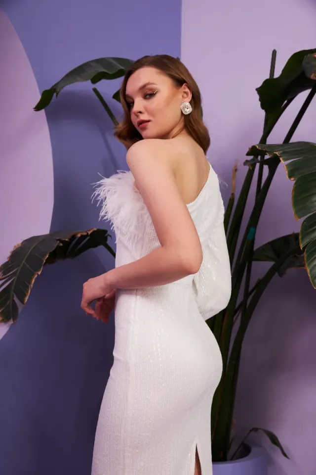 Elza Dress Beyaz