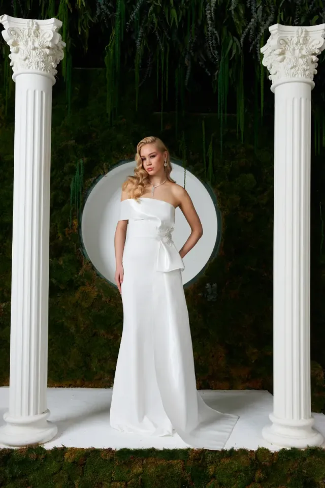 Perla Dress Beyaz