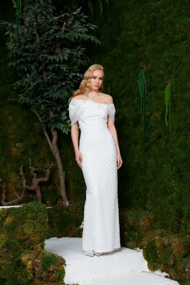 Spoza Dress Beyaz 44
