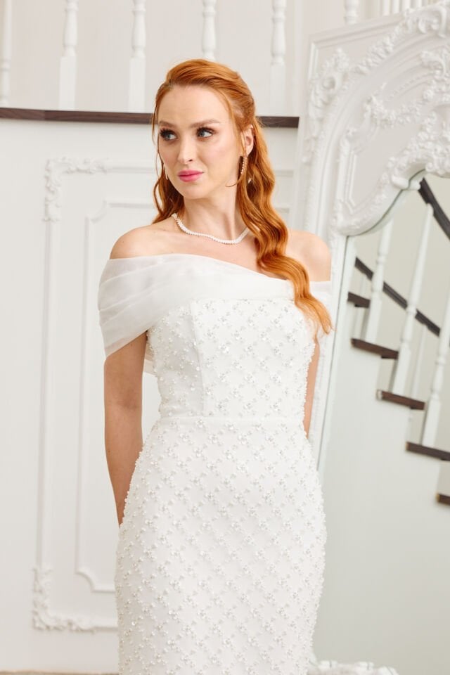 Spoza Dress Beyaz