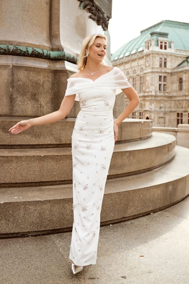 Valeria Dress Beyaz