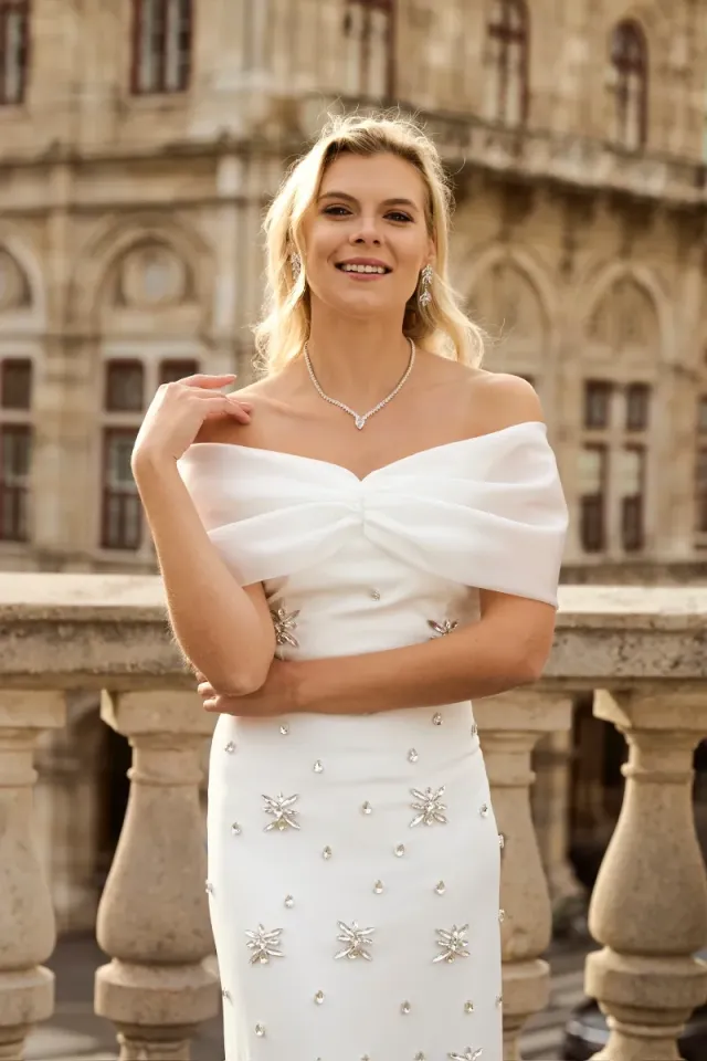 Valeria Dress Beyaz