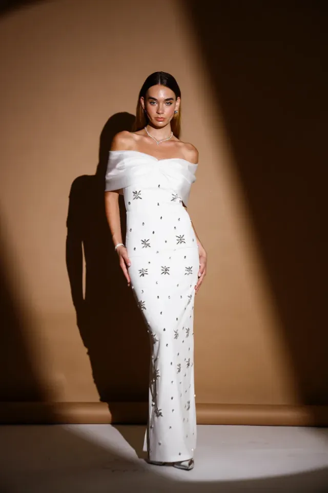 Valeria Dress Beyaz